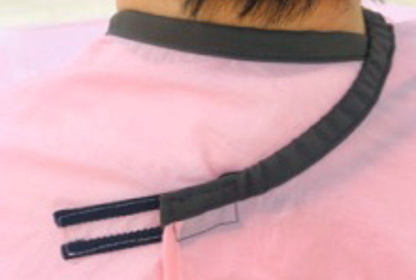 制菌マルチカットクロス留め具にはコハゼを使用